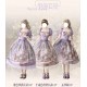 Cyans Qing Oil Painting Blooming Shade Short and Long One Piece(Leftovers/Full Payment Without Shipping)